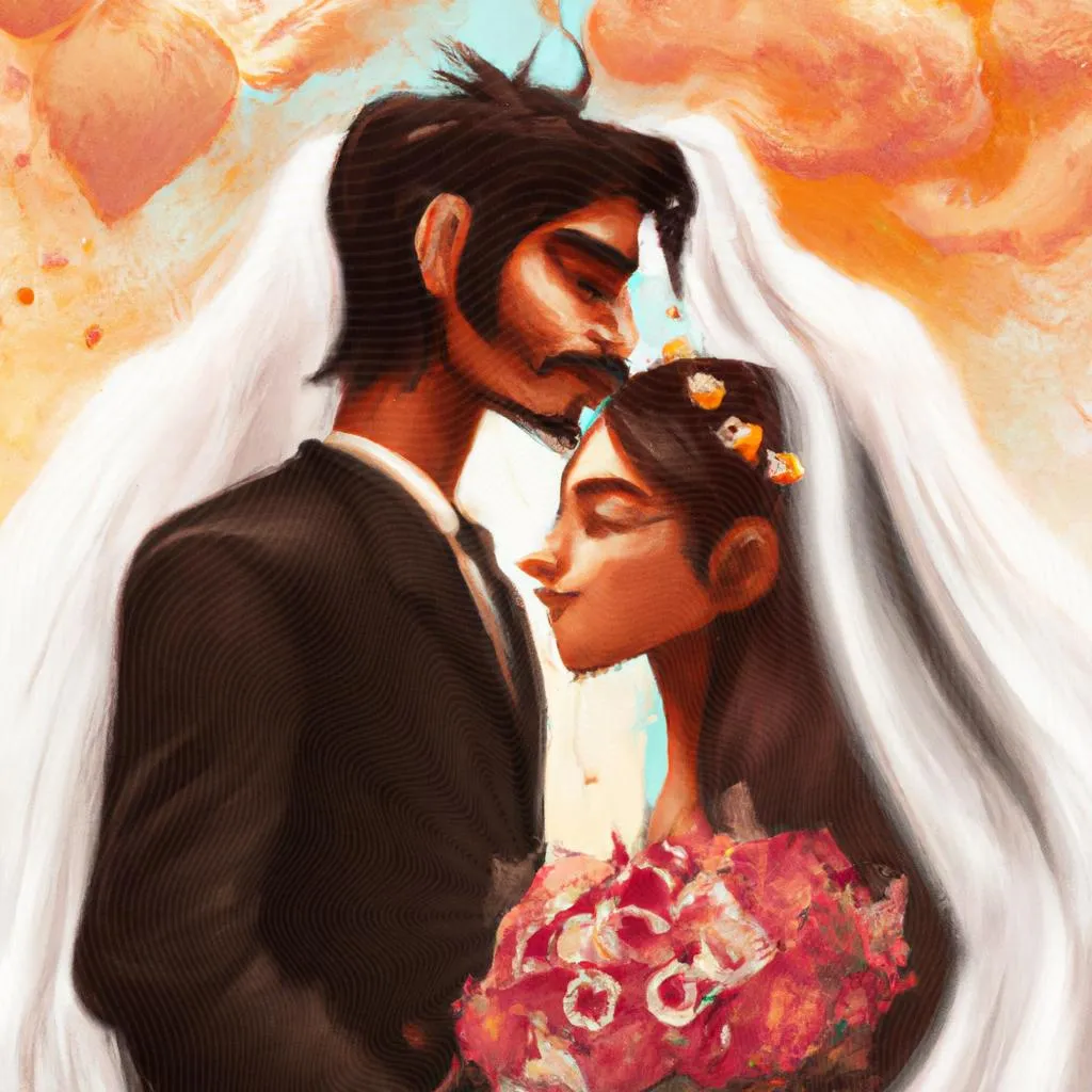 Os Segredos Revelados das Bodas de Casamento! 2 uma cena cinematográfica ilustrada de o significado das bodas de casamento