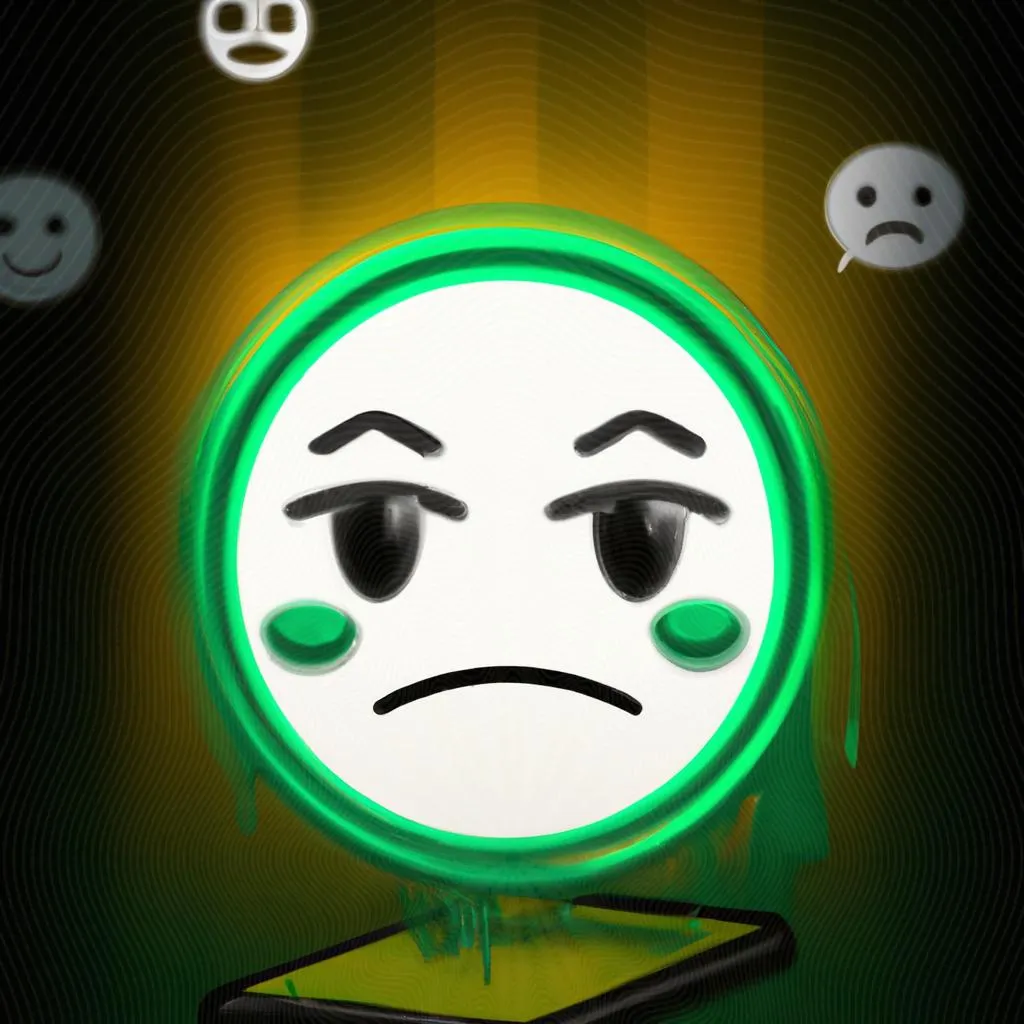 Desvendando os mistérios: Significado das carinhas do WhatsApp 3 uma imagem impressionista de o significado das carinha do whatsapp