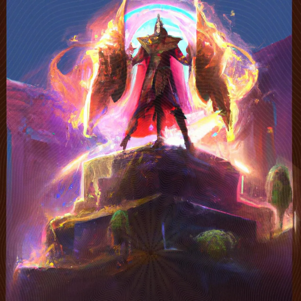 uma pintura figurativa de o significado de imperio