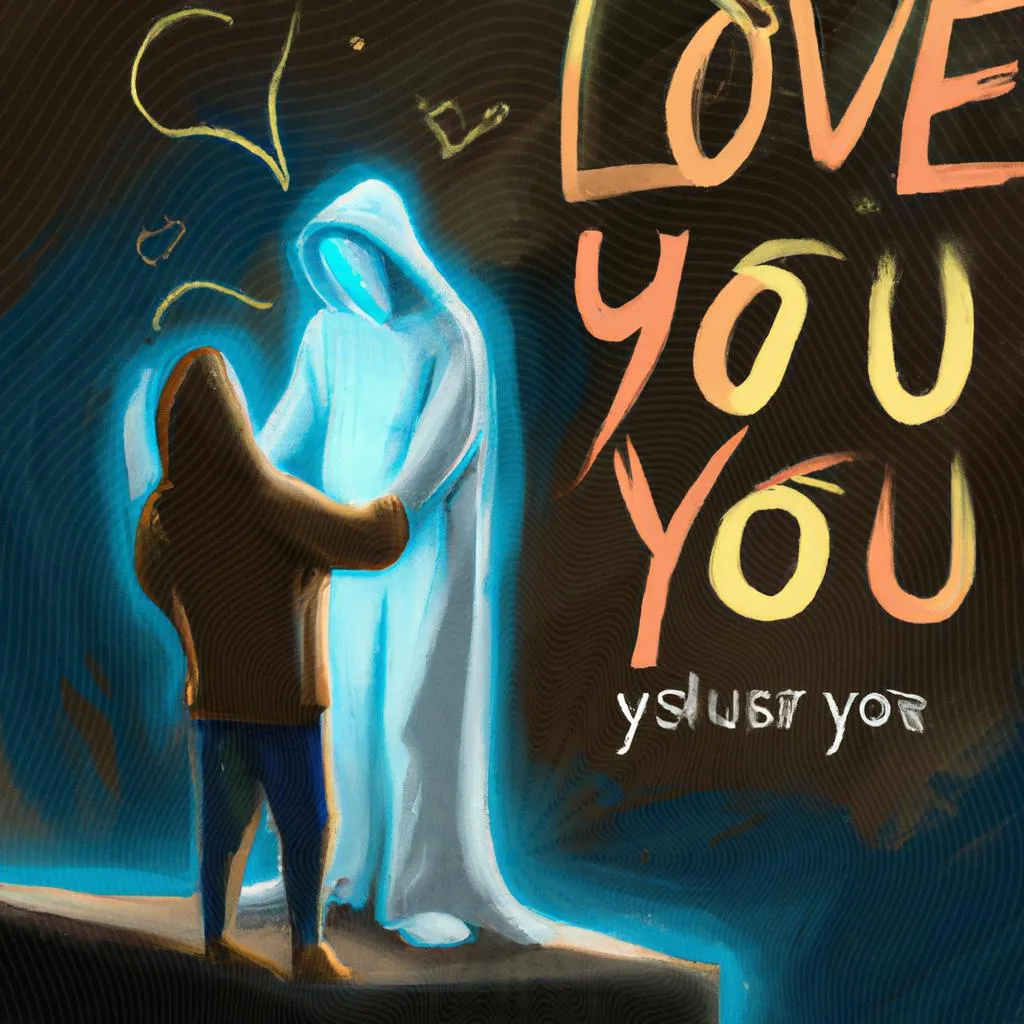 O Significado Profundo do Love You : Descubra Agora! 4 uma ilustração em preto e branco de o significado de love you
