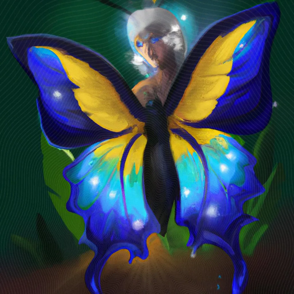 um diagrama visual sobre o significado de mariposa