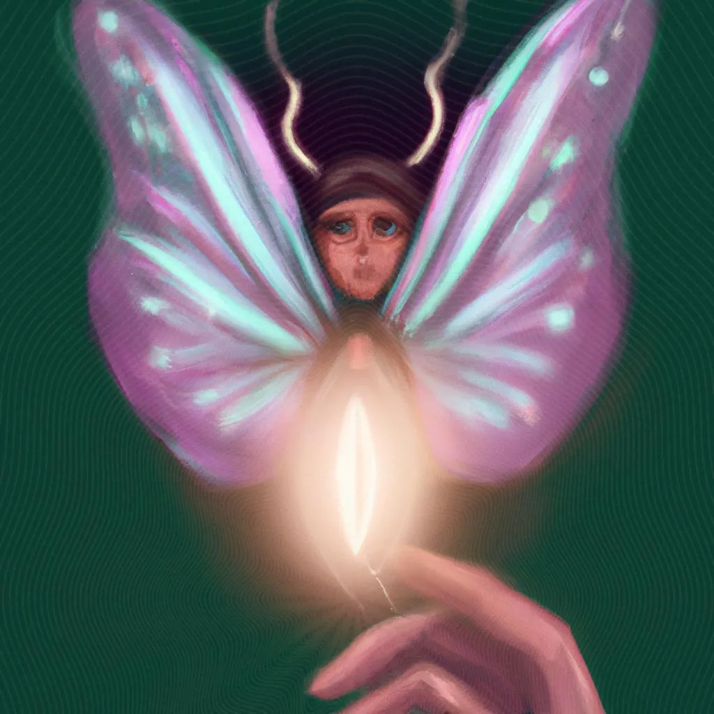 uma composição ilustrativa de o significado de mariposa