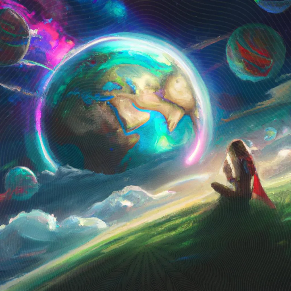 O Mistério por Trás do Significado de Mundo: Desvendado! 3 uma arte abstrata sobre o significado de mundo