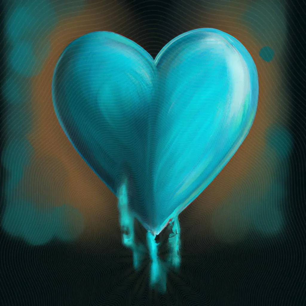 significado do coração azul