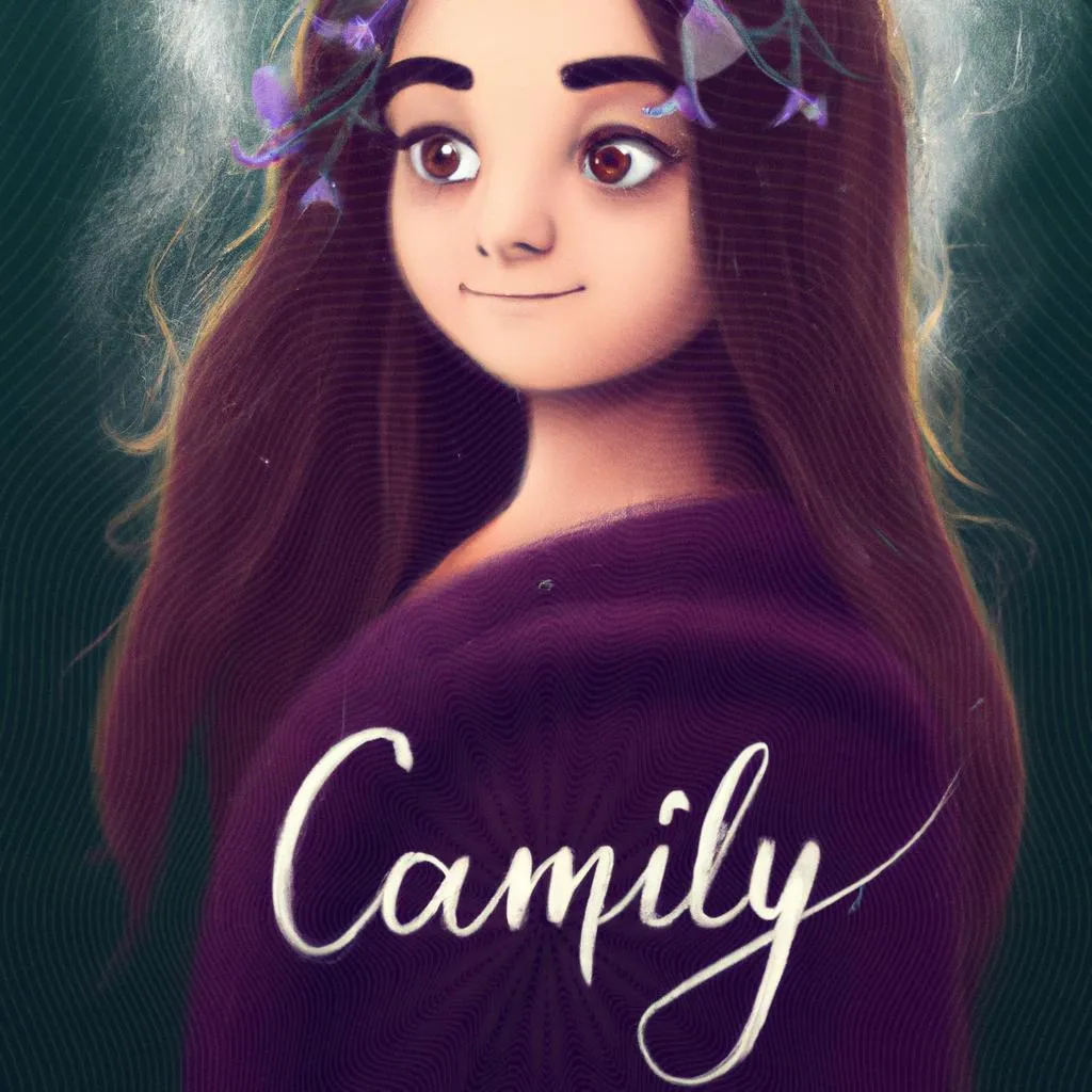 uma paisagem ilustrada de o significado do nome camilly