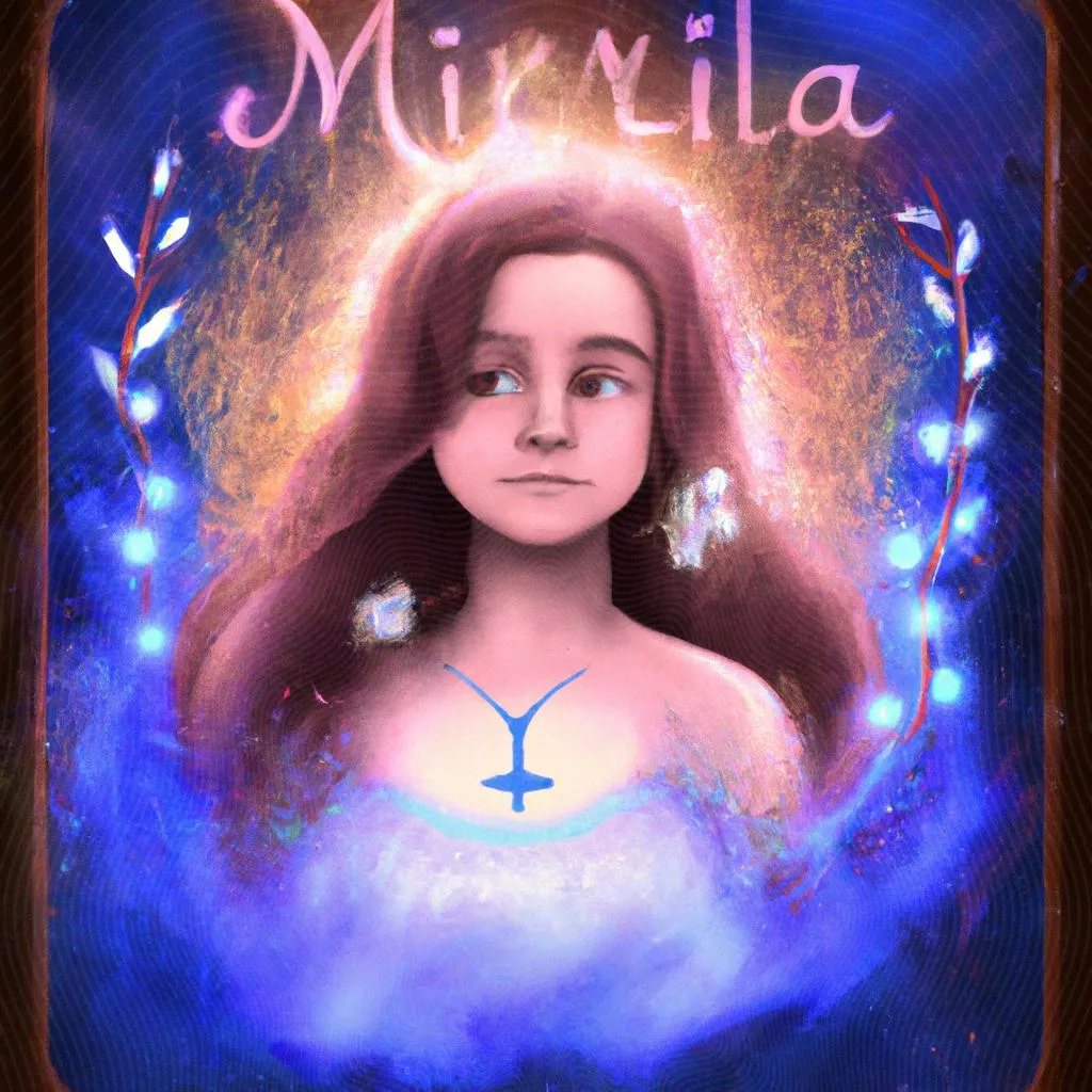 uma imagem imaginária de o significado do nome mirela