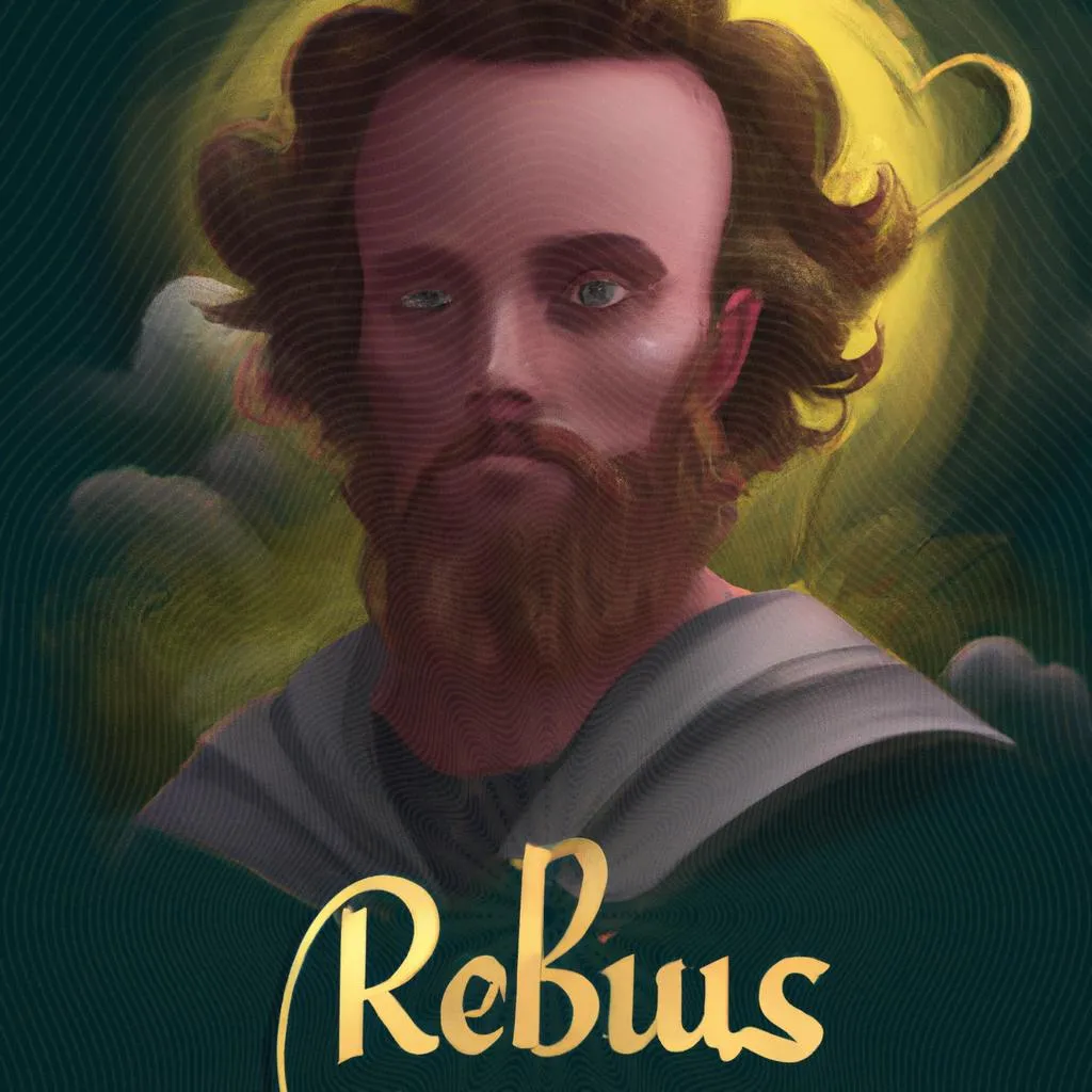 uma ilustração gráfica de o significado do nome rubens