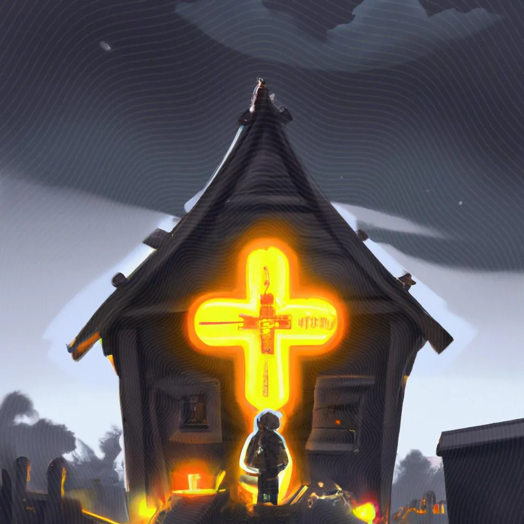 uma pintura a óleo sobre o verdadeiro significado do halloween