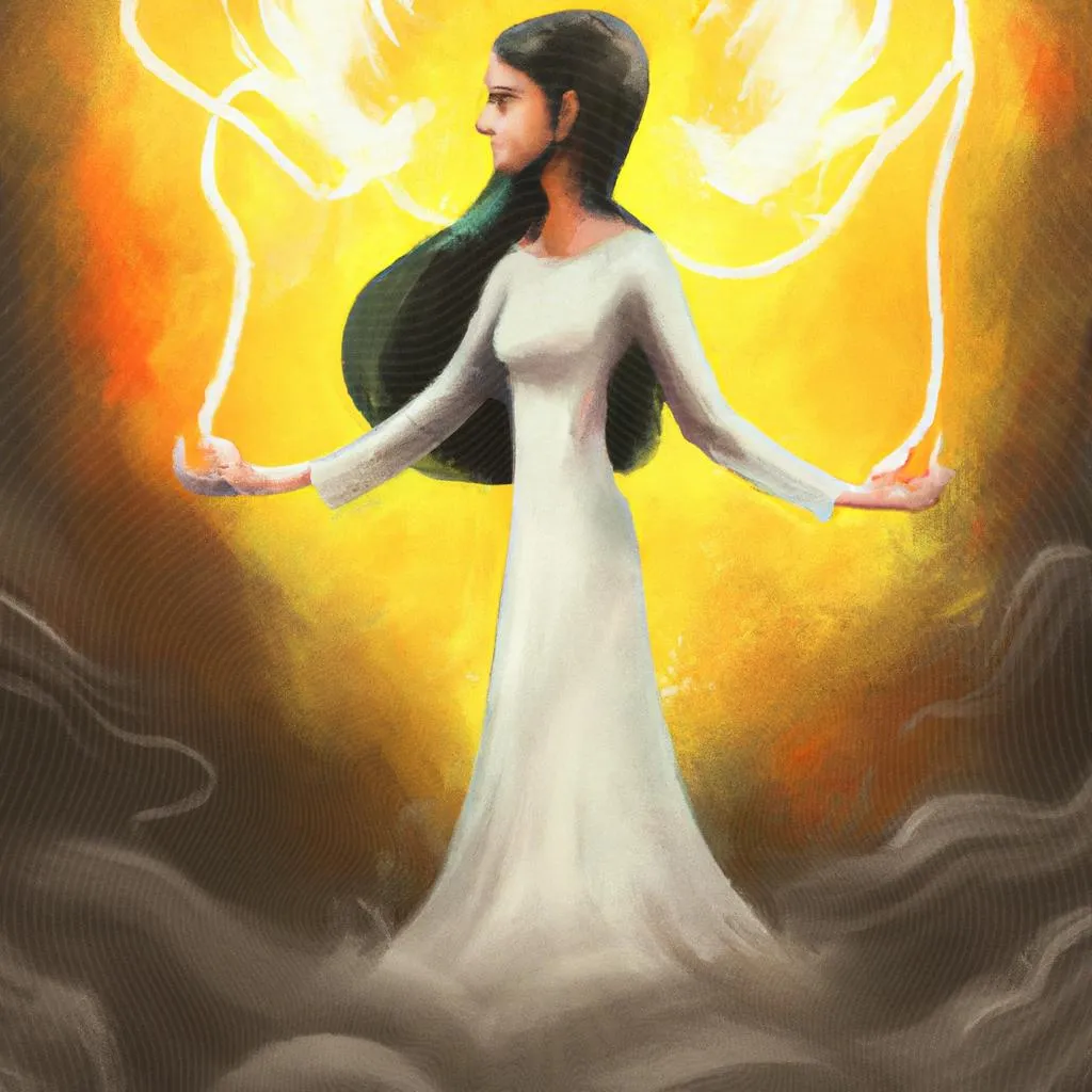 uma ilustração gráfica de onde há o espirito de deus há liberdade
