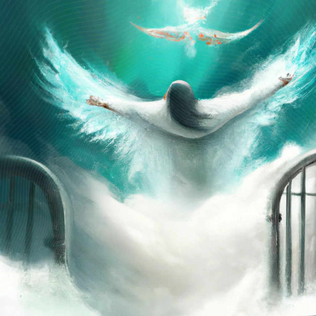 uma arte gráfica sobre onde há o espirito de deus há liberdade