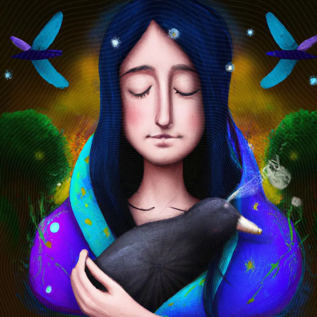 Desvendando: O Que Significa Sonhar com Espíritos? 2 uma imagem impressionista de o'que significa sonhar com espiritos