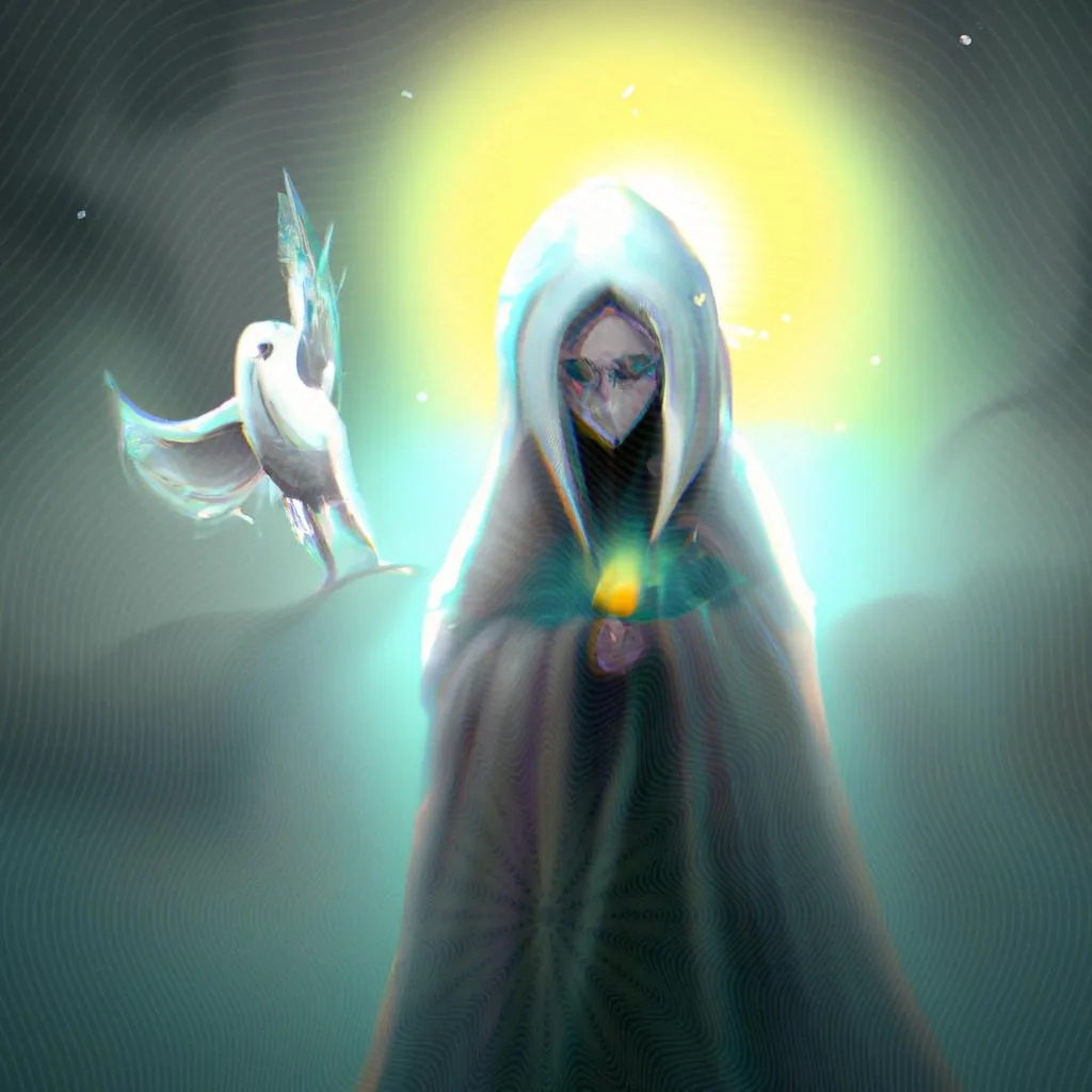 Os Espíritos: Companheiros Invisíveis da Morte 4 uma imagem gráfica sobre os espiritos a morte esta ao seu lado