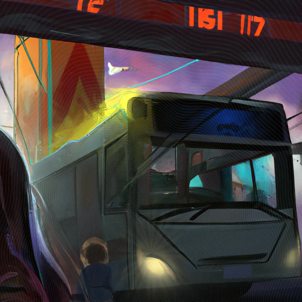 uma cena cinematográfica ilustrada de passagem de onibus espirito santo