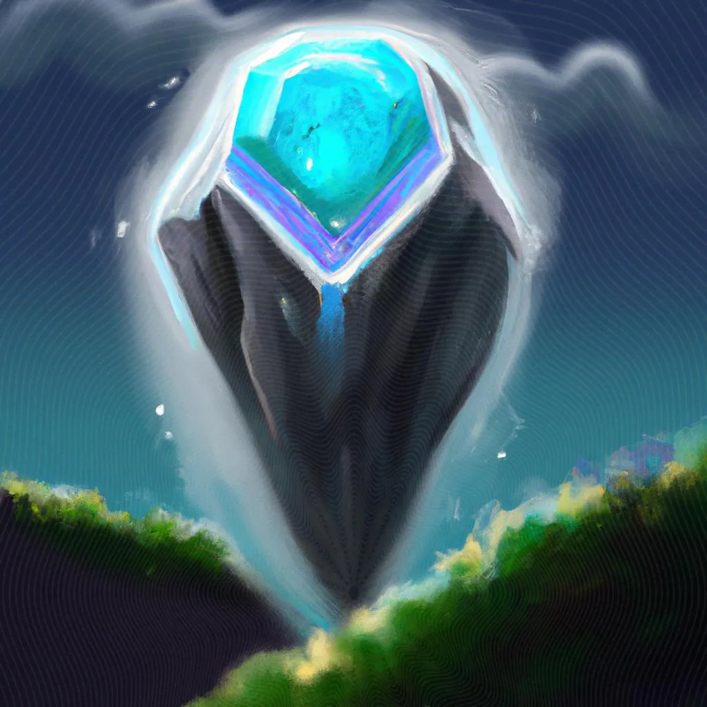 uma imagem simbólica de pedra espirito santo
