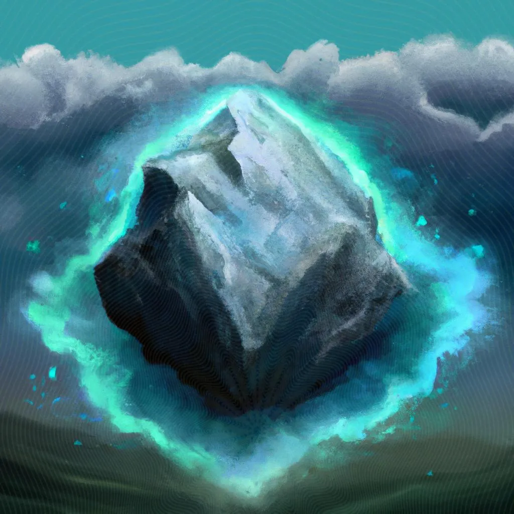 um design visual de pedra espirito santo
