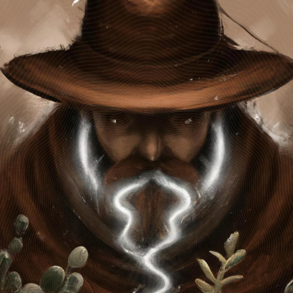 Desvendando o Mistério: Pelo Espírito Atribulado do Sertanejo 3 uma ilustração em preto e branco de pelo espirito atribulado do sertanejo