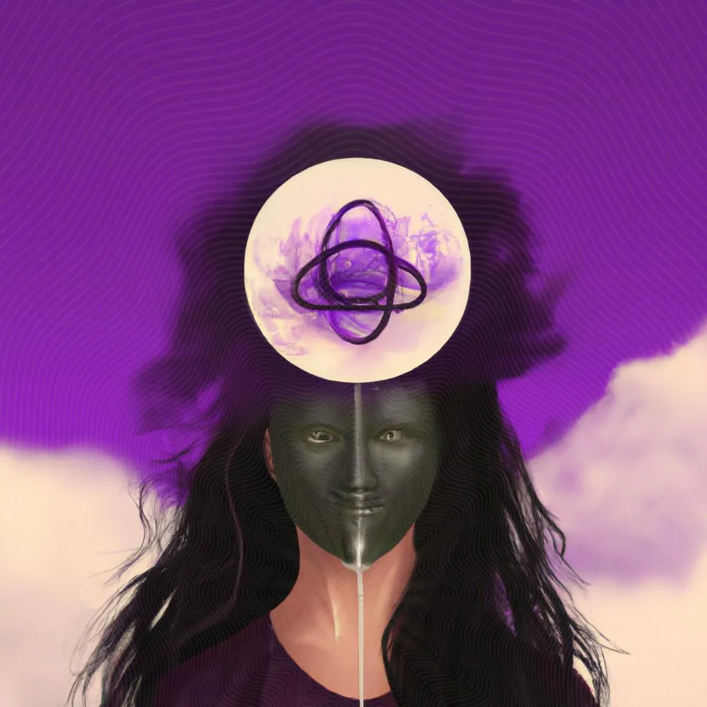 uma arte em gravura de porque uma pessoa não sai da minha cabeça espiritismo