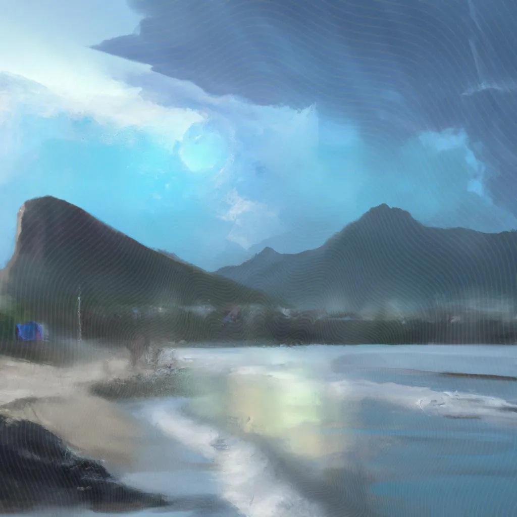 Desvendando os mistérios da Praia de Vitória, ES: Significados esotéricos e místicos revelados 2 uma arte abstrata sobre praia de vitoria espirito santo