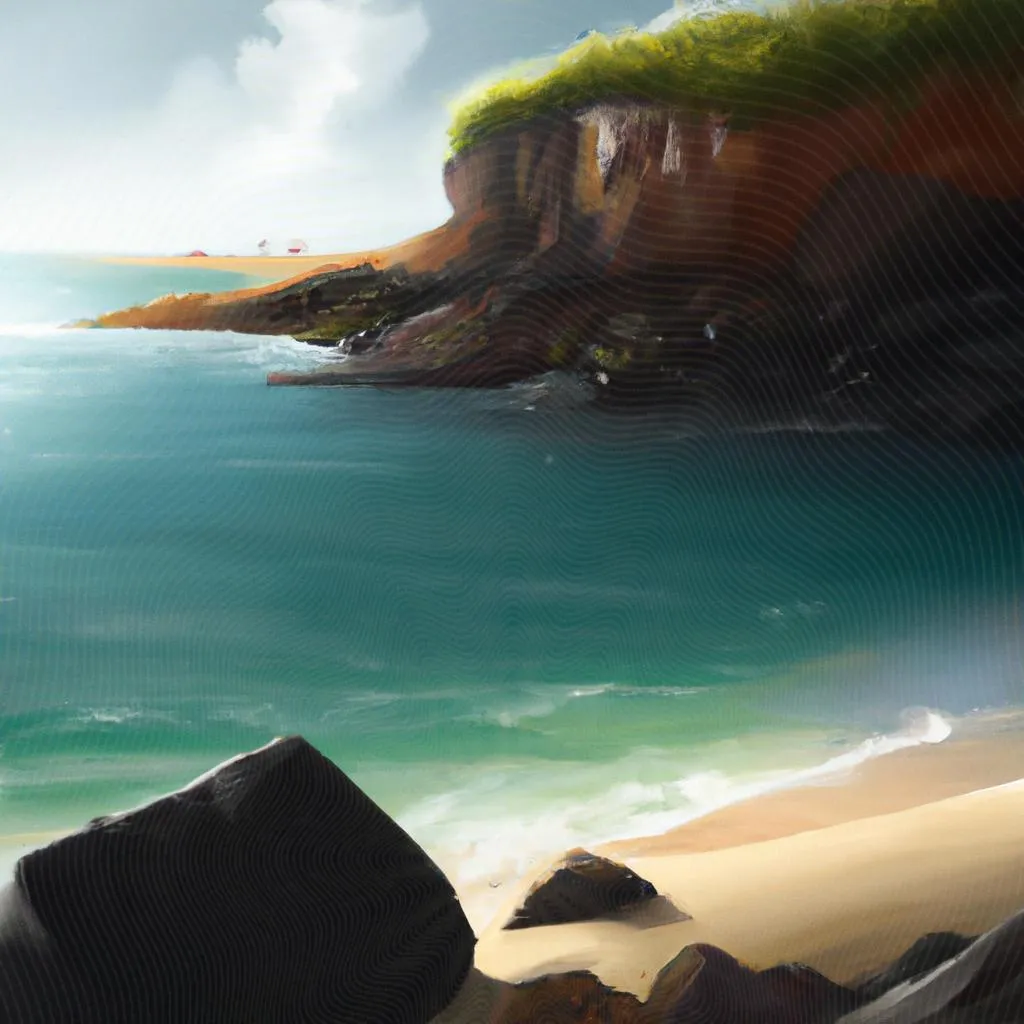 uma ilustração de praia fundao espirito santo