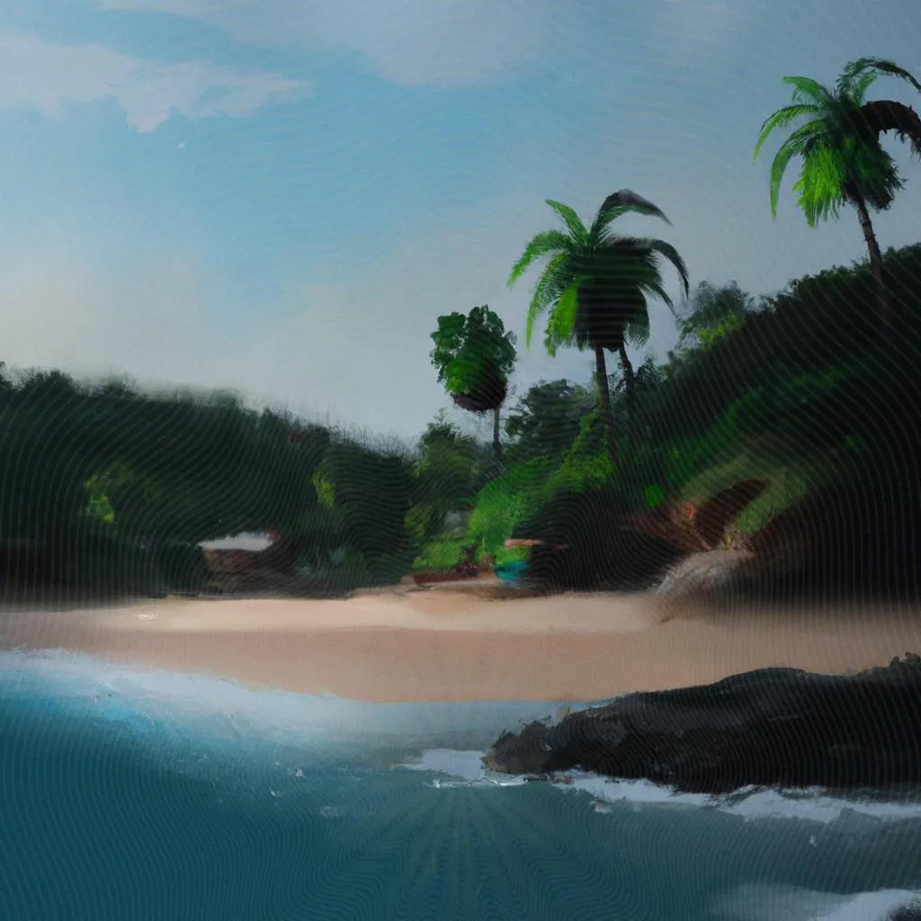 uma ilustração de praia fundao espirito santo