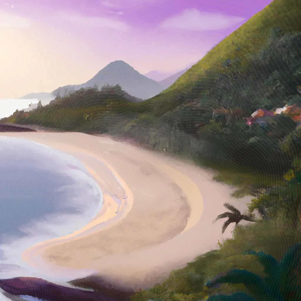 Praia de Piuma revela mistérios esotéricos no Espírito Santo 4 uma representação gráfica de praia piuma espirito santo