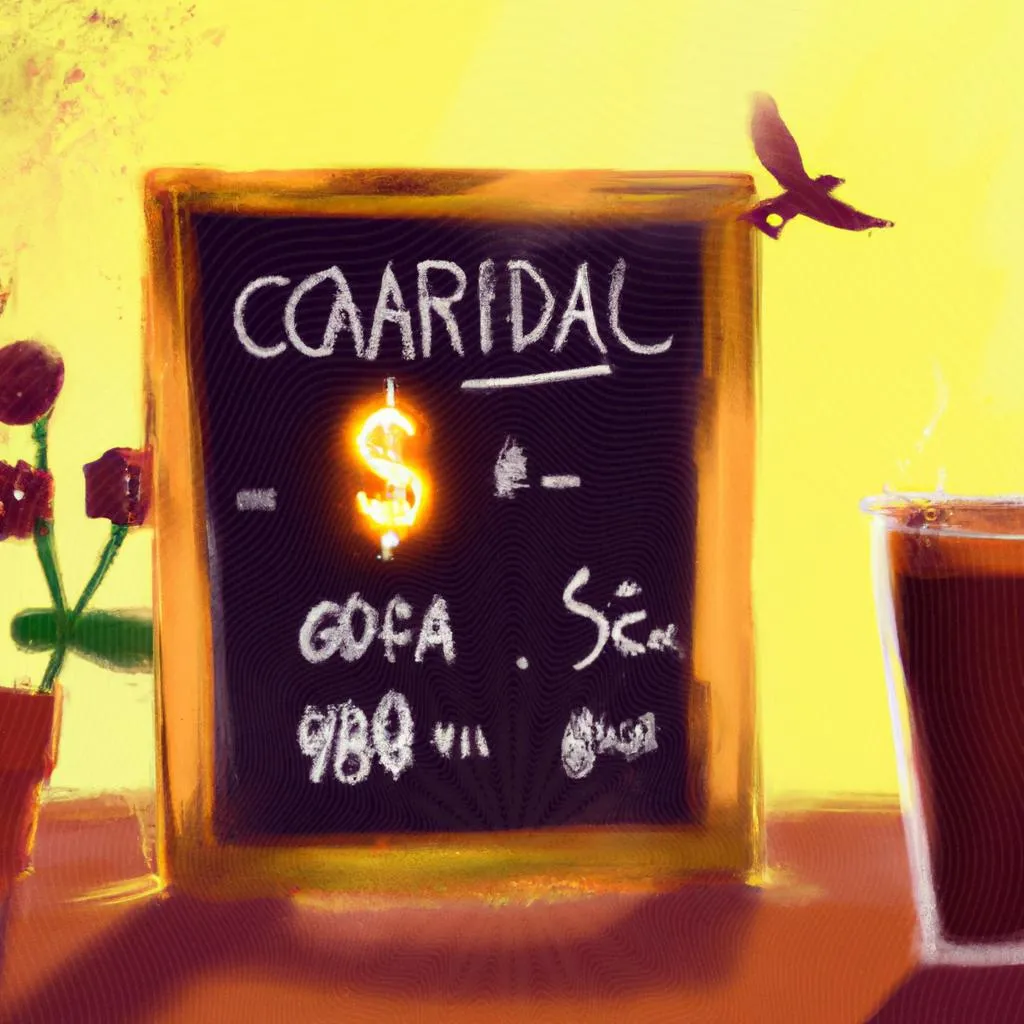uma imagem simbólica de preço do cafe arabica hoje no espirito santo
