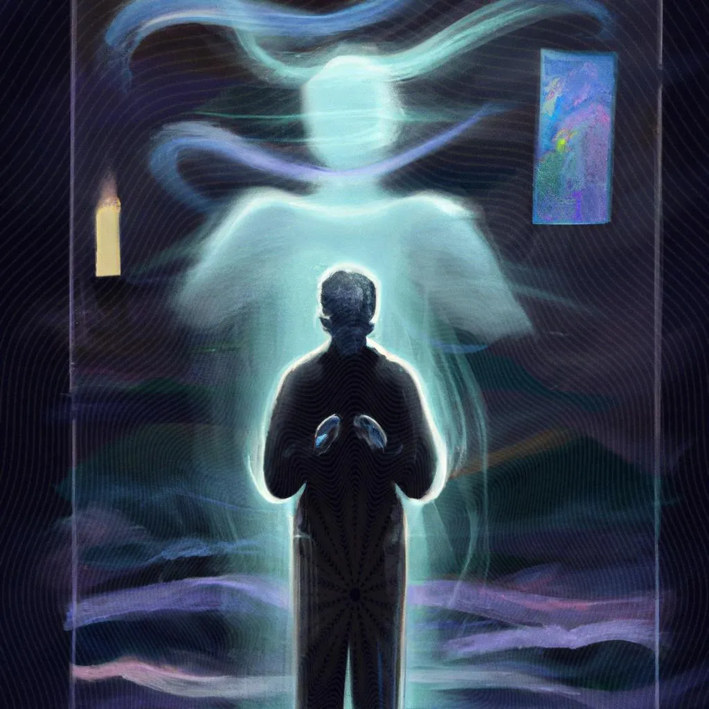 uma representação gráfica de presença de espiritos sintomas