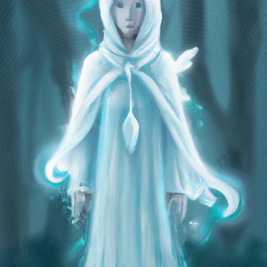uma aquarela sobre provai os espiritos