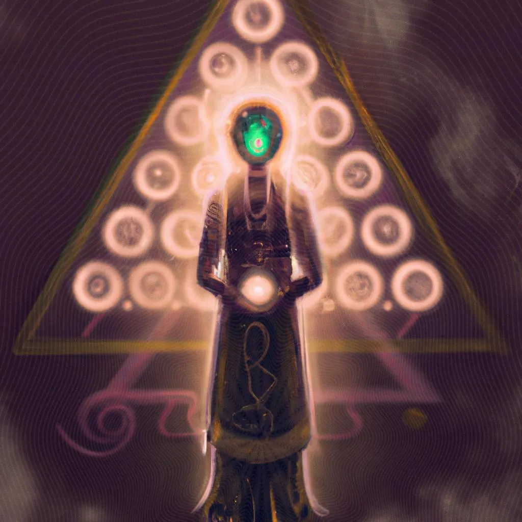 uma ilustração realista de psicometria espiritismo