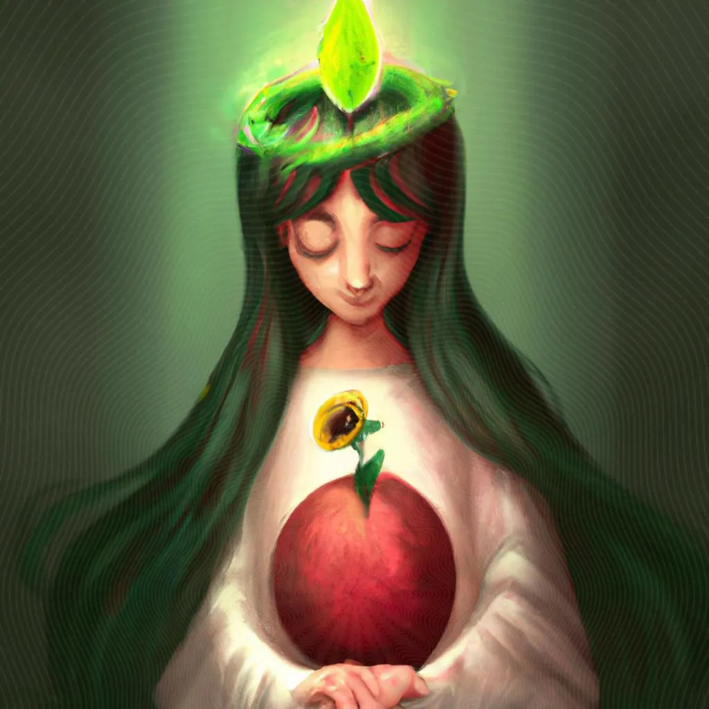 Qual é o Fruto do Espírito Santo? Descubra Agora! 3 uma pintura figurativa de qual é o fruto do espirito santo