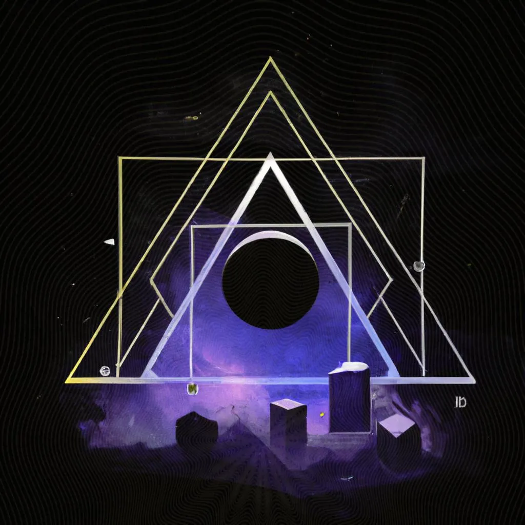 uma arte abstrata sobre qual é o significado da palavra geometria