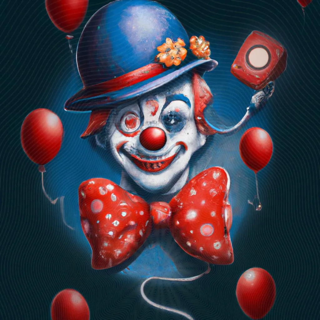 Desvendando o Enigma: Significado da Tatuagem do Palhaço! 3 uma arte abstrata sobre qual é o significado da tatuagem do palhaço