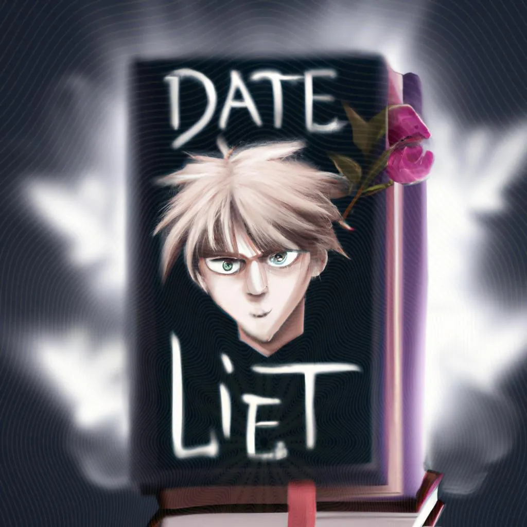 Descubra o Mistério por Trás de Death Note: Significado Revelado! 4 uma ilustração em preto e branco de qual é o significado de death note
