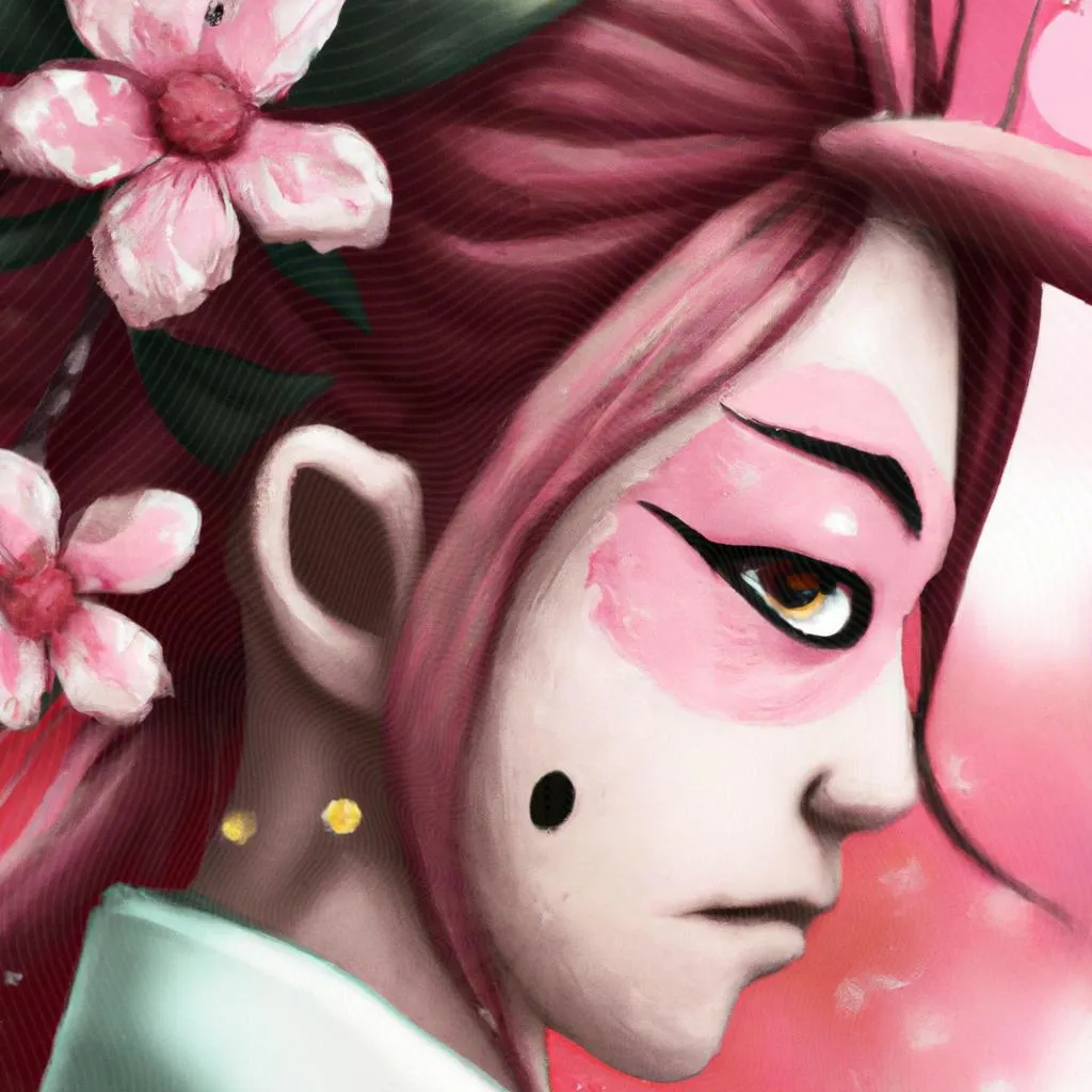 uma paisagem ilustrada de qual é o significado de sakura