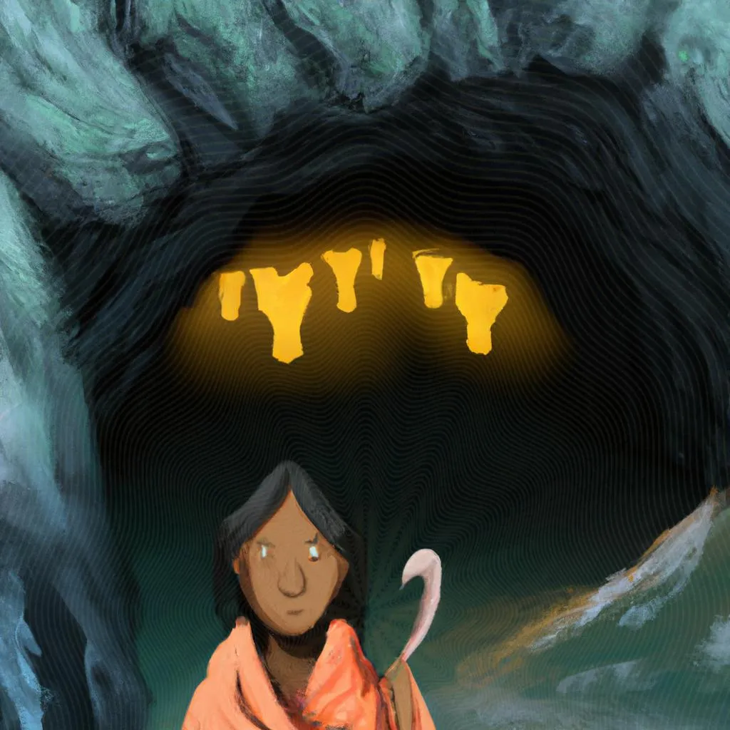 uma ilustração gráfica de qual é o significado do mito da caverna