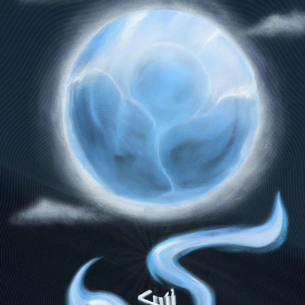 uma ilustração realista de qual o significado da lua azul