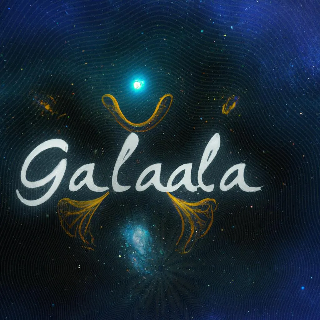 uma pintura a óleo sobre qual o significado da palavra galáxia
