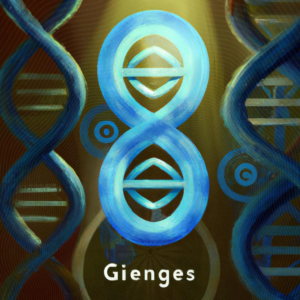 uma representação visual de qual o significado da palavra genes
