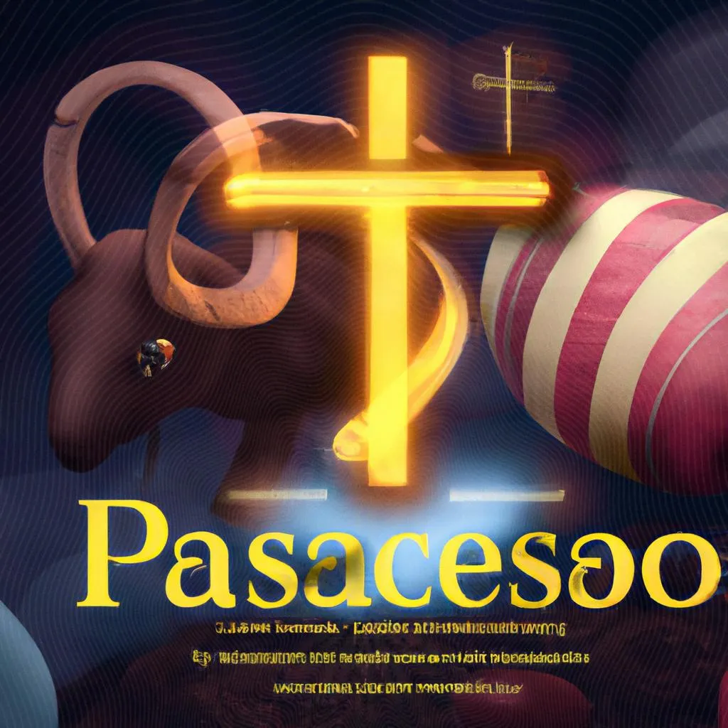 um design visual de qual o significado da palavra páscoa na bíblia