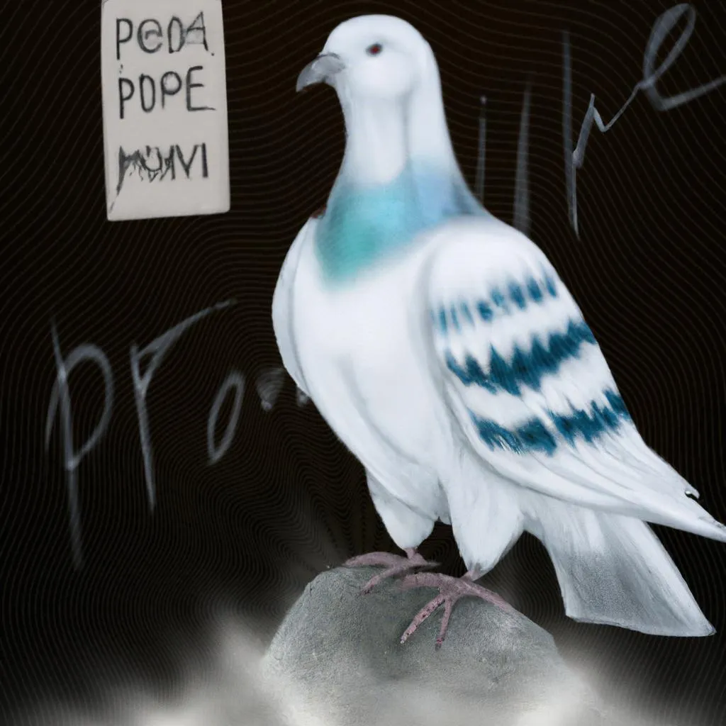 uma aquarela sobre qual o significado da palavra pomba