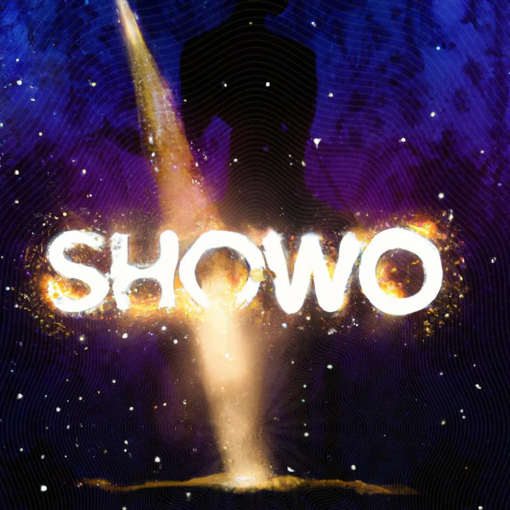 uma arte gráfica sobre qual o significado da palavra show
