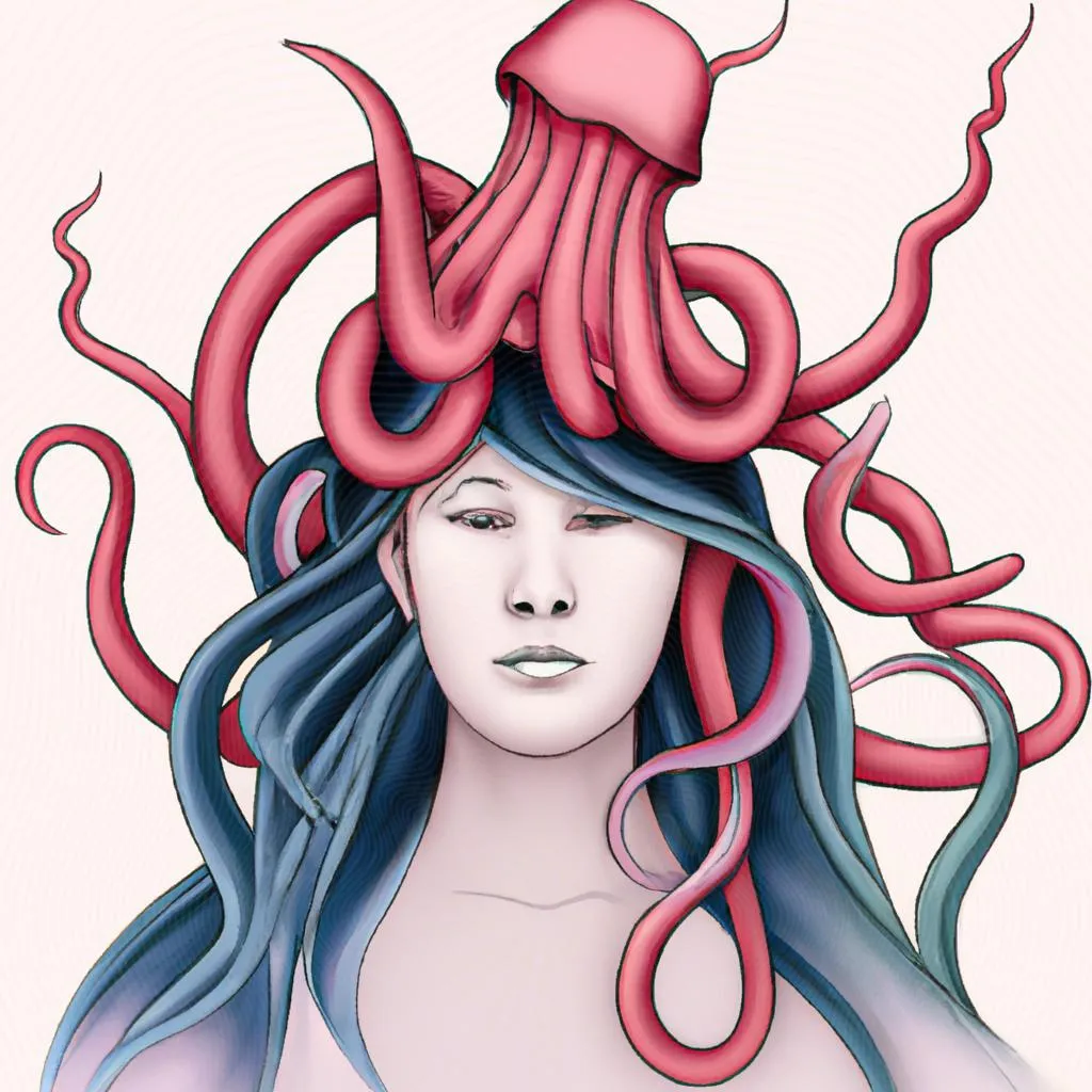 uma obra de arte ilustrativa de qual o significado da tattoo da medusa