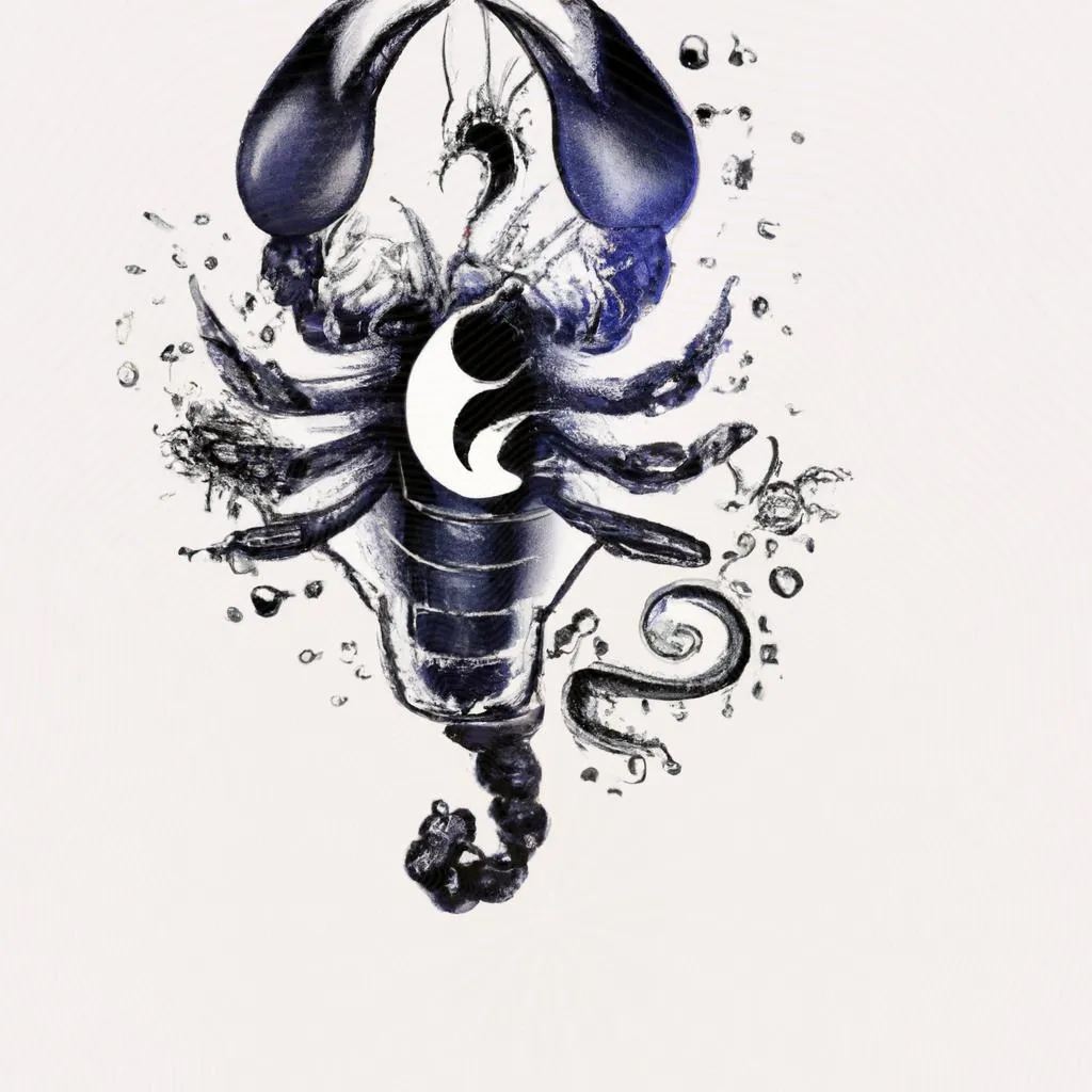 uma figura desenhada de qual o significado da tattoo de escorpiao