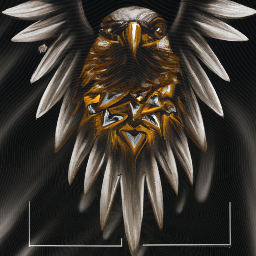 uma imagem estilizada de qual o significado da tatuagem de águia