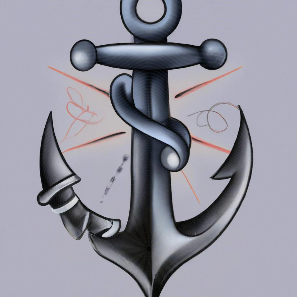uma gravura em madeira de qual o significado da tatuagem de ancora