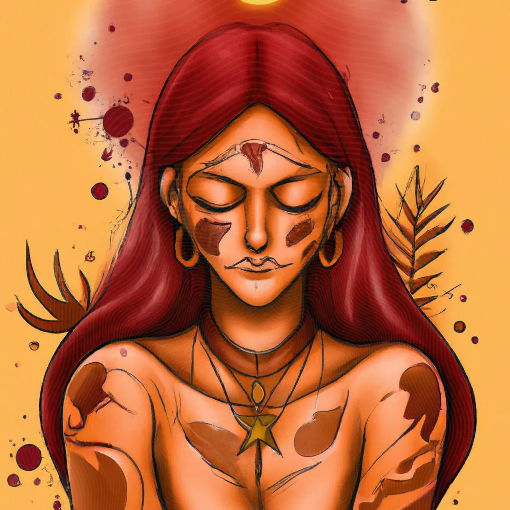Desvendando o Mistério: Significado da Tatuagem de Índia 4 uma cena ilustrada de qual o significado da tatuagem de india