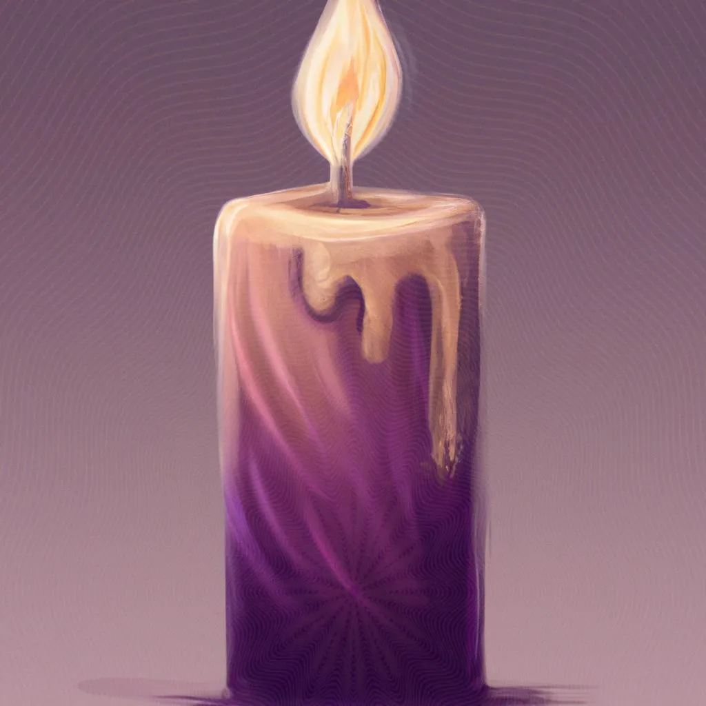 uma cena ilustrada de qual o significado das cores da vela do advento