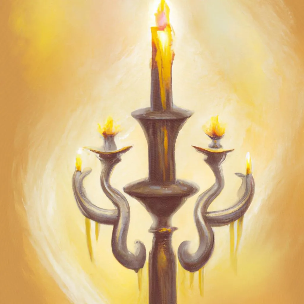 um diagrama visual sobre qual o significado de candelabro