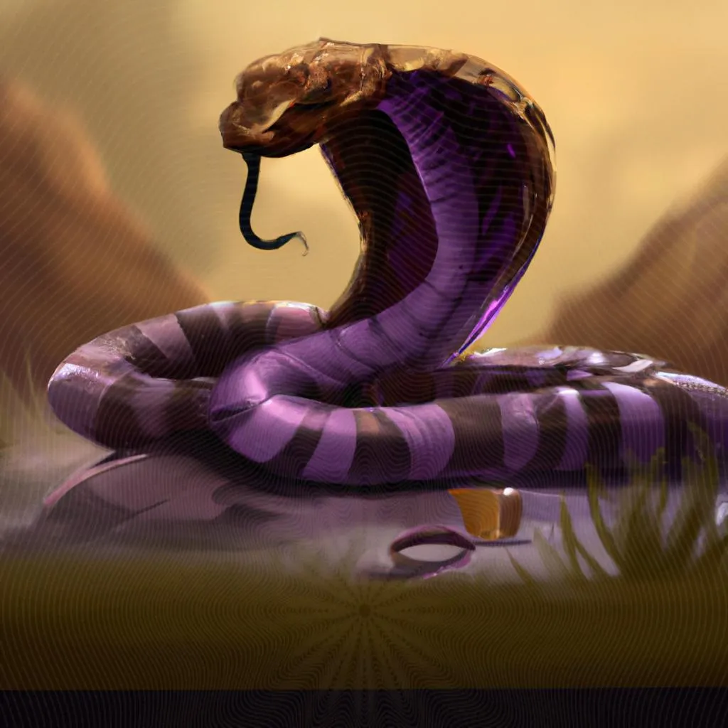 um desenho sobre qual o significado de cobra