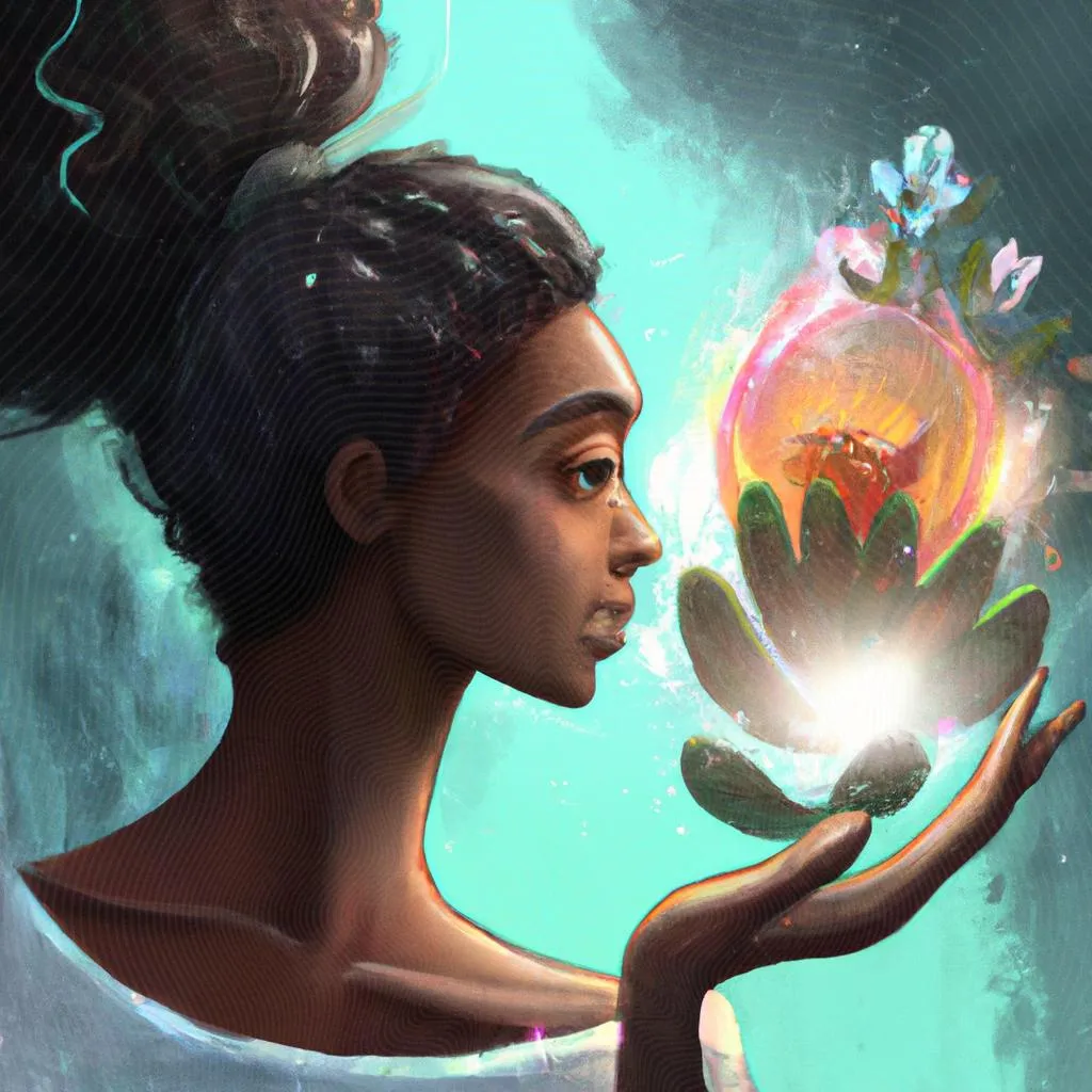 uma ilustração realista de qual o significado de flora